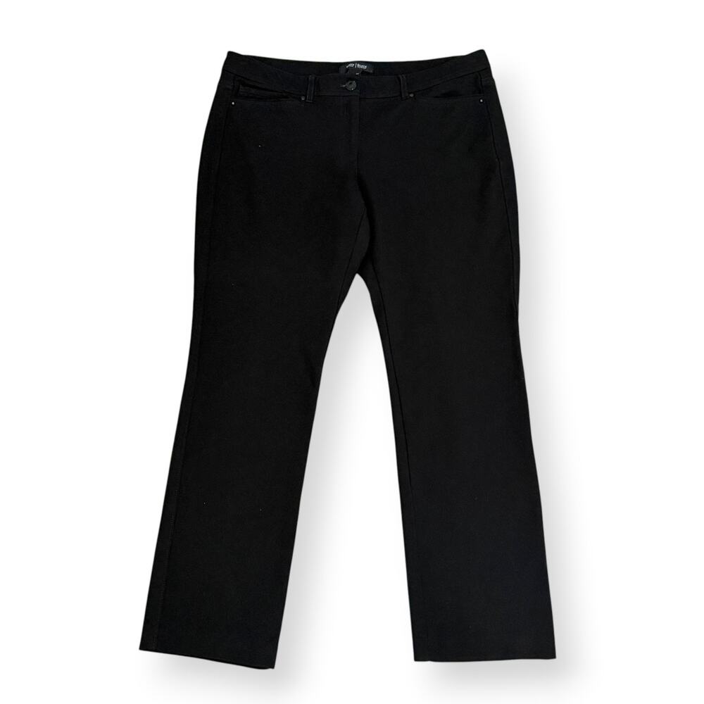 White House Black Market Slim Leg Ponte Knit Pants Stretch Size 10S (10P) Petite